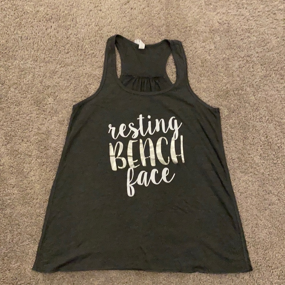 Resting Beach Face Tank Top